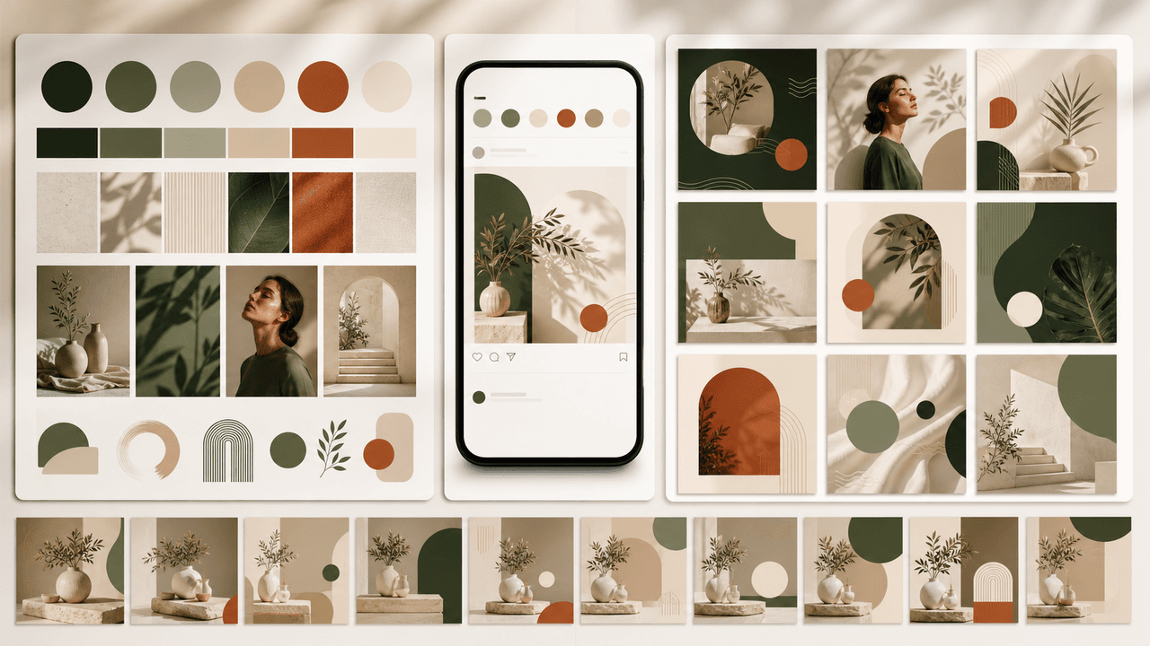 How to Build a Brand Style System for AI-Generated Social Content visual